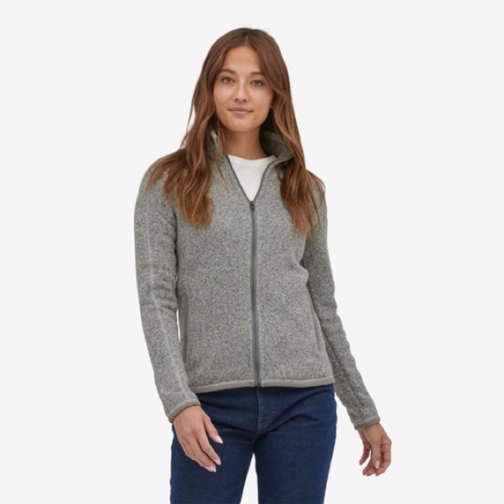 Patagonia Women’s Better Sweater Full-Zip Jacket in Birch White